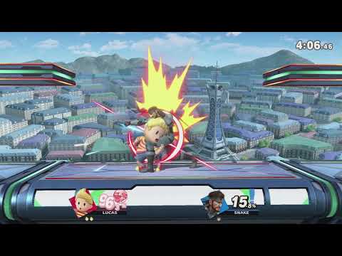 Super Smash Bros. Ultimate Online - Lucas (Me) vs Solid Snake