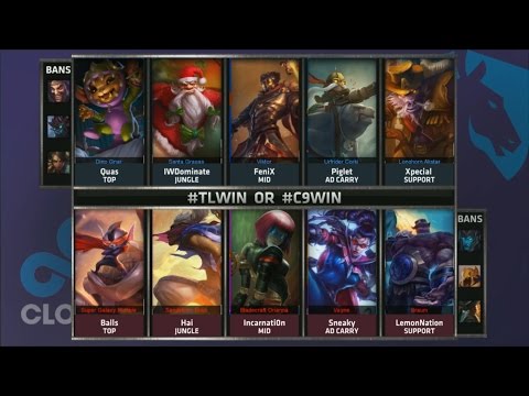 TL vs C9 Game 3 Highlights - TEAM LIQUID vs CLOUD 9 - FINALS NA LCS SUMMER 2015 REGIONALS