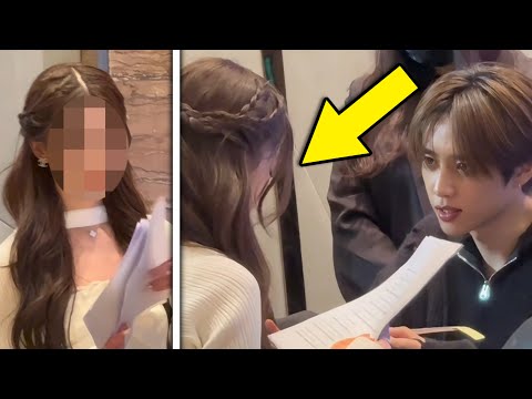 The Boyz's reactions to a pretty fan during a fansign goes viral #kpop
