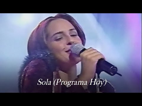 Iran Castillo - Sola (Programa Hoy) | 1999
