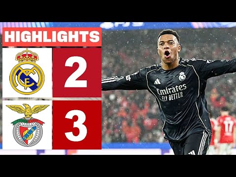 Real Madrid vs Benfica 2-3 All Goals & Highlights 2026 HD