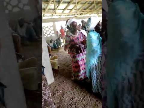 people of kasseh singing for bai bureh October 6/2020