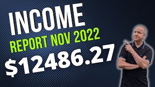 Blogging Income Report Nov ( Affiliate Marketing, Websites,Youtube )