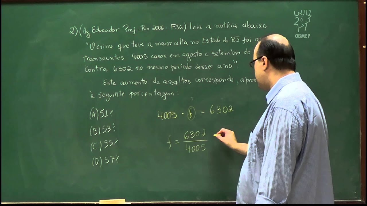 Exercícios de frações como porcentagem 5