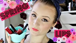 My Spring Lip Picks ❤ (All Drugstore!)