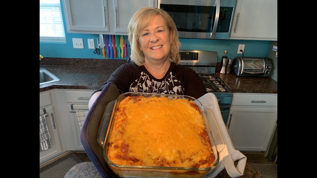 60) Chili Cornbread Casserole