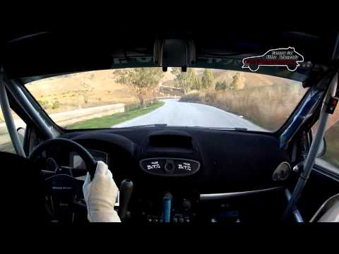 Mirabile M. e Calderone C. al 1° Rally Day Centro Sicilia - PS 5