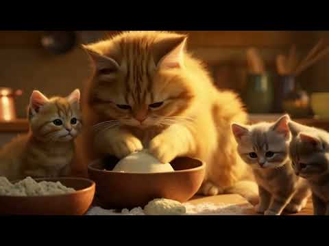 Strawberry Mochi Moment – Cutest Cat Family Ever!