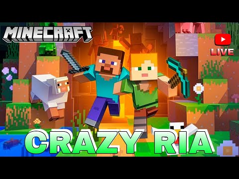 Insane Minecraft Live Stream! Join Crazy Ria's Epic Game