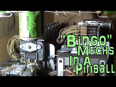 Watch Bally's Monte Carlo Reset Motor From INSIDE The Pinball Machine , Amazing Old School Tech