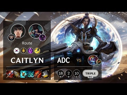 Caitlyn ADC vs Heimerdinger - KR Challenger Patch 10.3