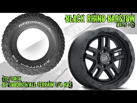 Black Rhino Barstow BFGoodrich All Terrain T/A Ko2 RealView | Tire & Wheel Package!