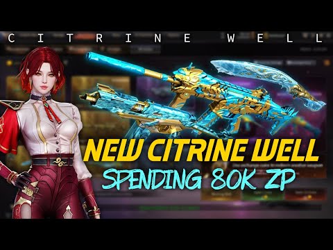 Crossfire West: NEW CITRINE WELL Sub Zero Freeze - Spending 80K ZP (Winning Rare Items)