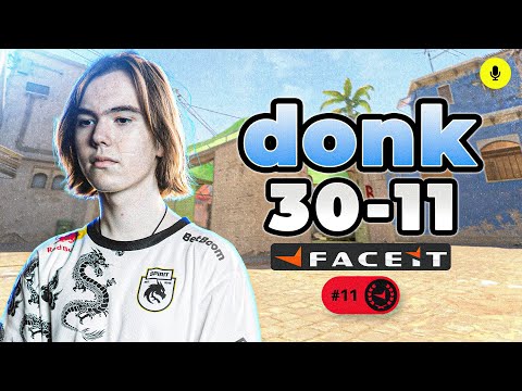 CS2 POV | donk FACEIT Ranked (Mirage) with baz, zweih Voice Comms 30-11