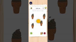 Brain Test All Star Level 149 |Find The Real Ice Cream| Walkthrough Solution