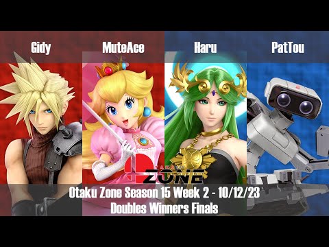 OZone15W2 - DWF - Gidy & MuteAce vs Haru & PatTou