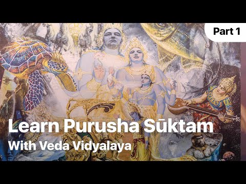 Learn Vedic Chanting | Purusha Suktam | Part 1