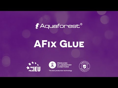 AQUAFOREST AFix Glue 113g (108006) - Plastyczna masa do łączenia małych kawałków skał oraz przytwierdzania koralowców twardych do skały