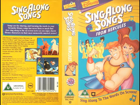 Sing Along Songs from Hercules [UK VHS] (1997)