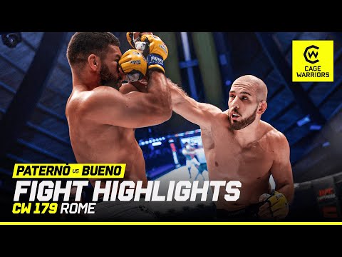 HEADED TO THE UFC? 🤔 | Stefano Paternò VS. Jorge Bueno | CW 179 Rome Fight Highlights