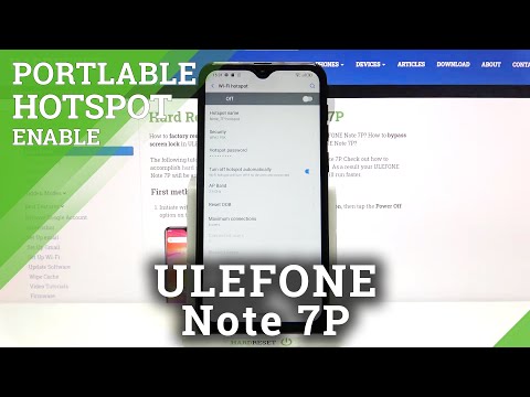 How to Enable Portable Hotspot in ULEFONE Note 7P – Share Internet Connection