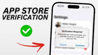 How To Fix Verification Required On App Store