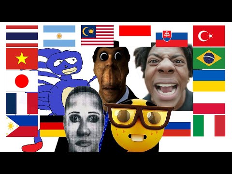 Nico’s Nextbots in different languages meme