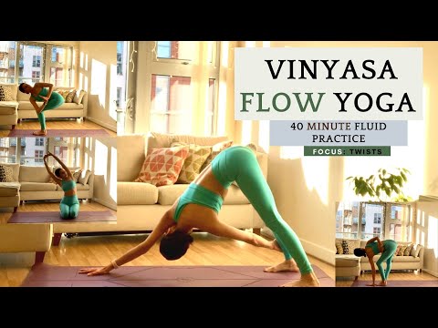 Vinyasa Flow Yoga || Twist & Feel Amazing || Fluid Practice || 40 Mins