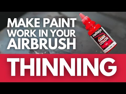 Airbrush Paint Thinning - the game changing method for any paint!
