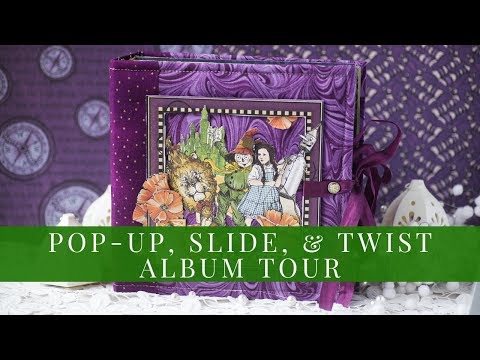 Pop-Up, Slide, & Twist Album Tour for Graphic 45 by Vera Shelemekh