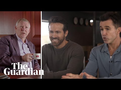 Sir Alex Ferguson joins Ryan Reynolds and Rob McElhenney to announce Wrexham v Man Utd