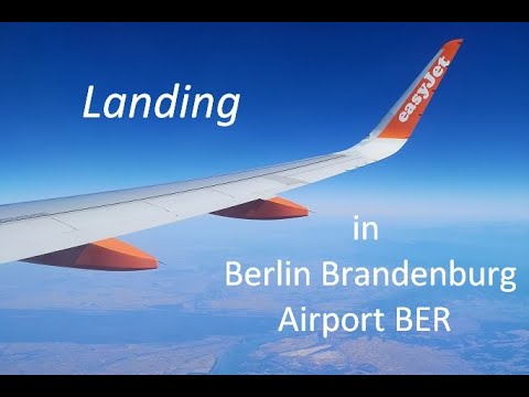 Landing in Berlin Brandenburg BER with easyjet 26.09.2021