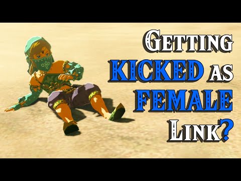 Getting KICKED as FEMALE Link from Gerudo Town? Male Link in Zelda Breath of the Wild