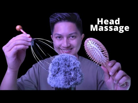 ASMR Head Massage 💆🏻 99.99% Making Relax and Sleep Fast