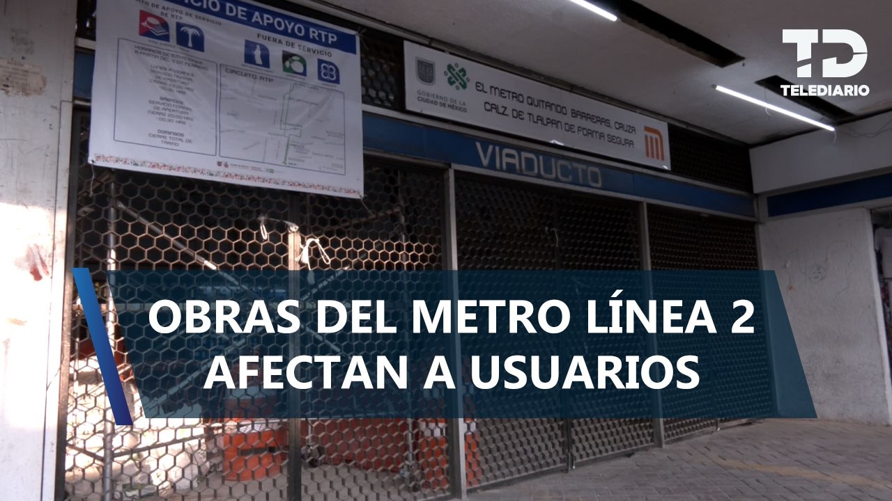 Obras en Línea 2 del Metro generan afectaciones en Bellas Artes, Hidalgo y Zócalo