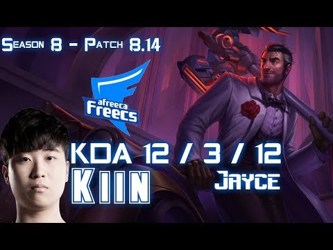 AFs Kiin JAYCE vs CAMILLE Top - Patch 8.14 KR Ranked