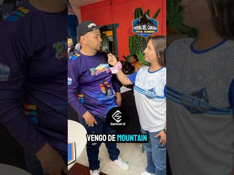 Montain runner en piedra del Canadá pradera valle