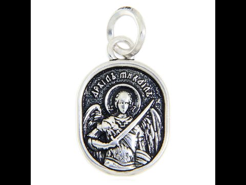 Pandantiv Arhanghelul Mihail Argint 925 – Aparatorul Luminii Divine