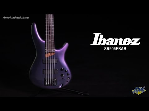 Ibanez SR505E 2019 - Black Aurora Burst image 11