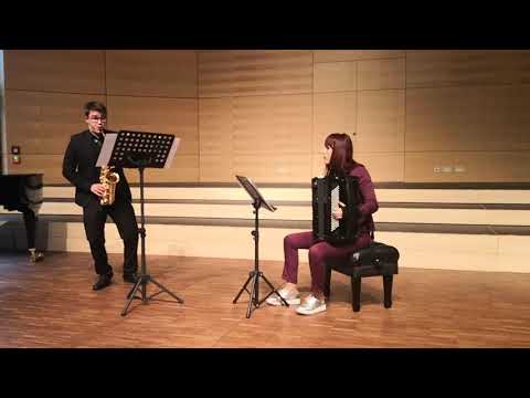 Accordion and Saxophone-  "Cinque miniature" from Andrea Sordano/By Vanja Cirkovic&Jan Fehrenbach