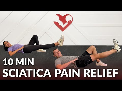 10 Min Sciatica Pain Relief Exercises - Sciatica Treatment, Therapy, & Sciatic Nerve Pain Stretches