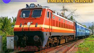 Medilift ICU Train Ambulance Service in Patna and Ranchi