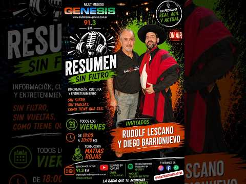 Entrevista Sin Filtro 12 - Rudolf Lescano y Diego Barrionuevo
