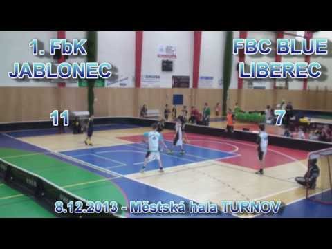Florbal 1.FbK JABLONEC n.N. - FBC LIBEREC BLUE 11:7