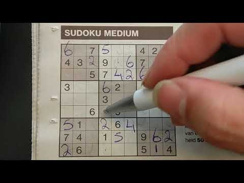 How's your love for Sudokus, especially the Medium Sudoku puzzle? (with a PDF file) 10-07-2019