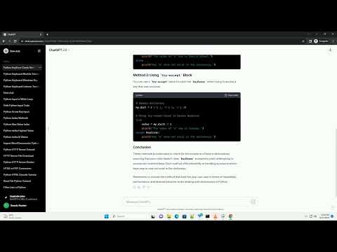 Python Keyerror Check If Exists