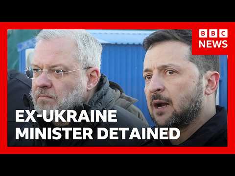 Ukraine's ex-energy minister detained while trying to leave country | BBC News