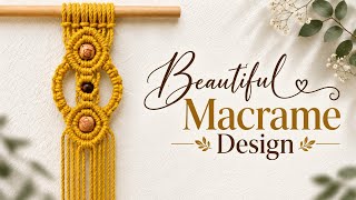 Macrame Design Tutorial | Macrame Design 2026 | DIY Macrame Design | Macrame for Beginners | Macrame