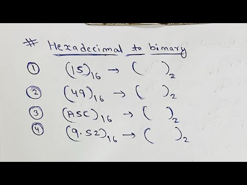 Hexadecimal to Binary Conversion || Number System 2023 || Best Method to Convert Number System