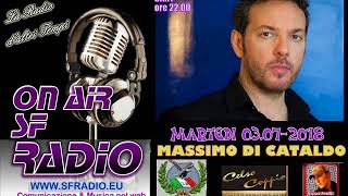 03 07 2018  Intervista con MASSIMO DI CATALDO su SF Radio Italia